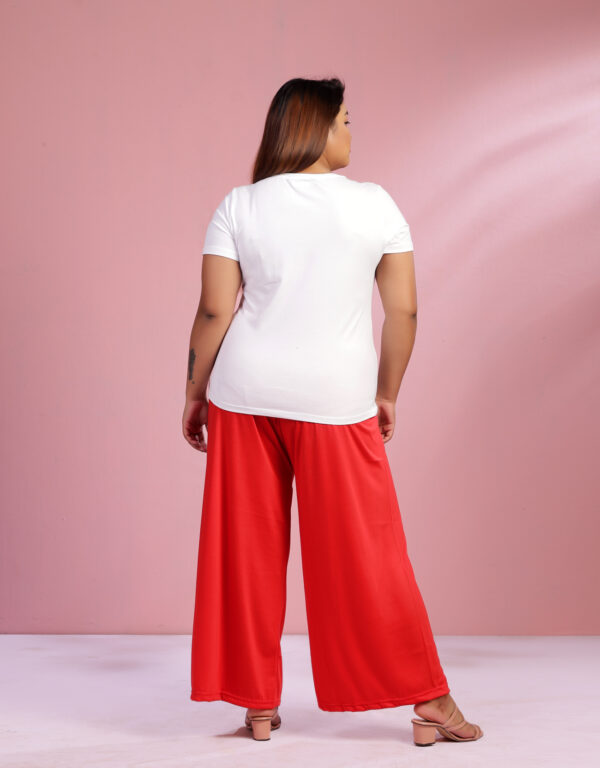 Buy New Ladies Plus Size Palazzo Trousers Womens Baggy Flared Wide Leg  Pants Sizes 1230 Online at desertcartINDIA