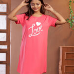 Long T-Shirt tomato red