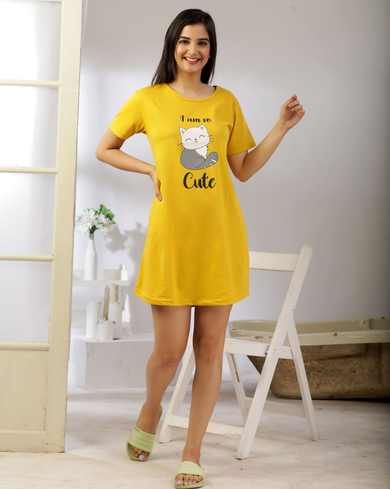 Long t shirt for ladies discount