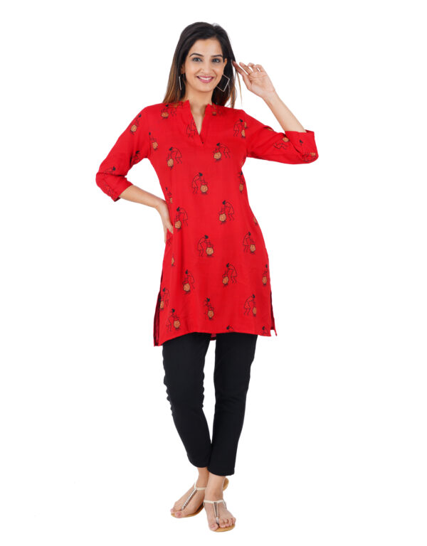 Short Cotton Kurti for Women