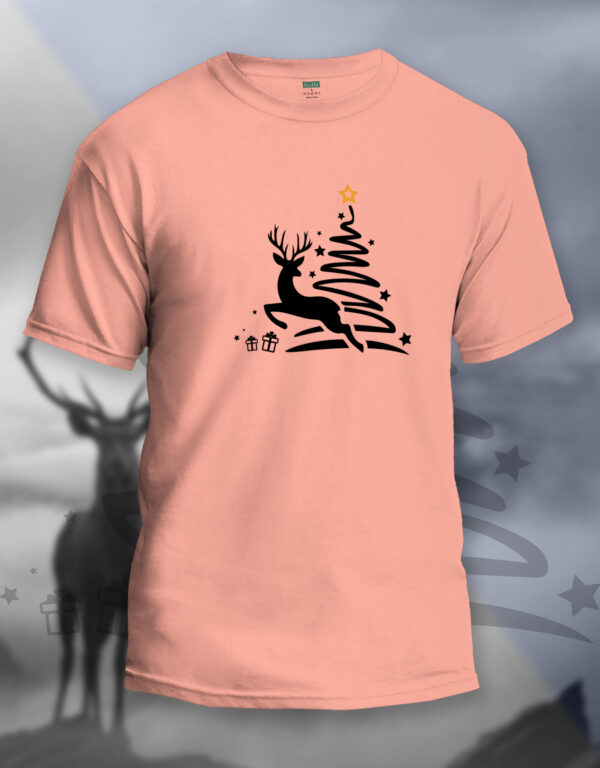 Mens Reindeer Christmas T-Shirt
