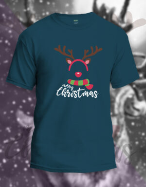 Mens Reindeer Christmas T-Shirt