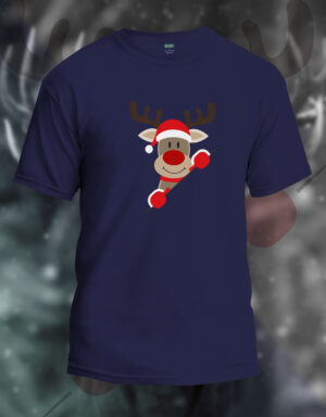 Mens Reindeer Christmas T-Shirt