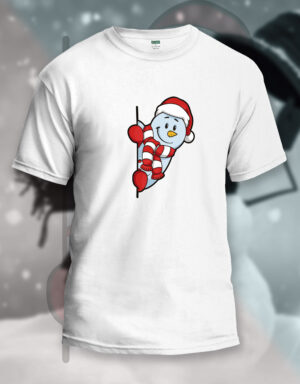 Mens Snowman Christmas T-Shirt